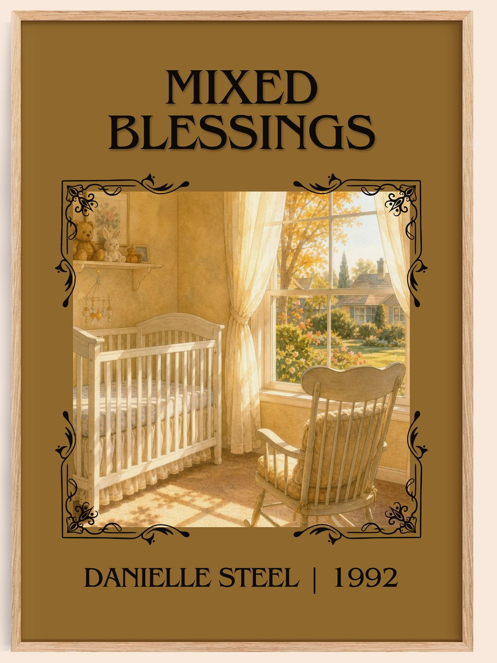 Mixed Blessings Classic Book Art Print by Danielle Steel – book poster
