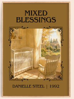 Mixed Blessings Classic Book Art Print by Danielle Steel – book poster
