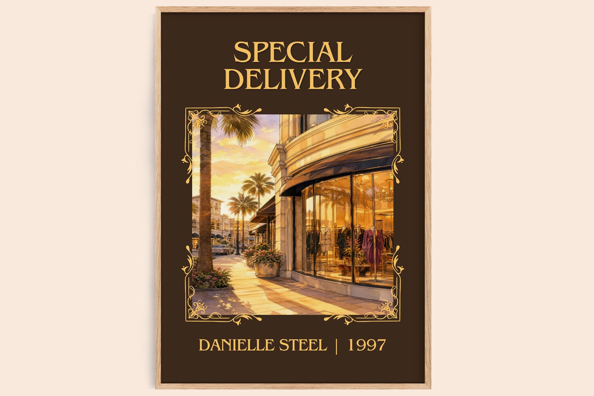 Special Delivery Classic Book Art Print by Danielle Steel