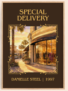 Special Delivery Classic Book Art Print by Danielle Steel – book poster
