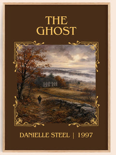 The Ghost Classic Book Art Print by Danielle Steel – book poster