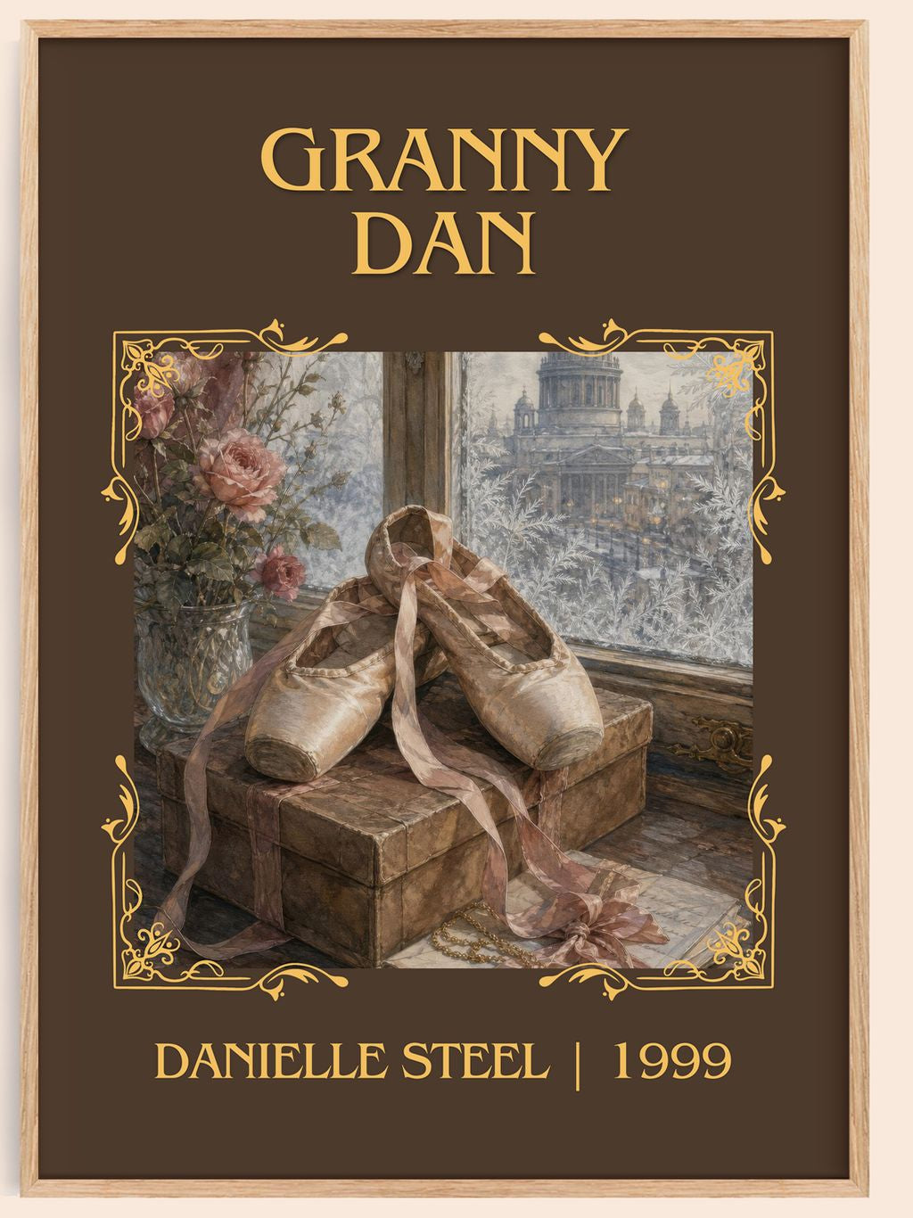 Granny Dan Classic Book Art Print by Danielle Steel – book poster