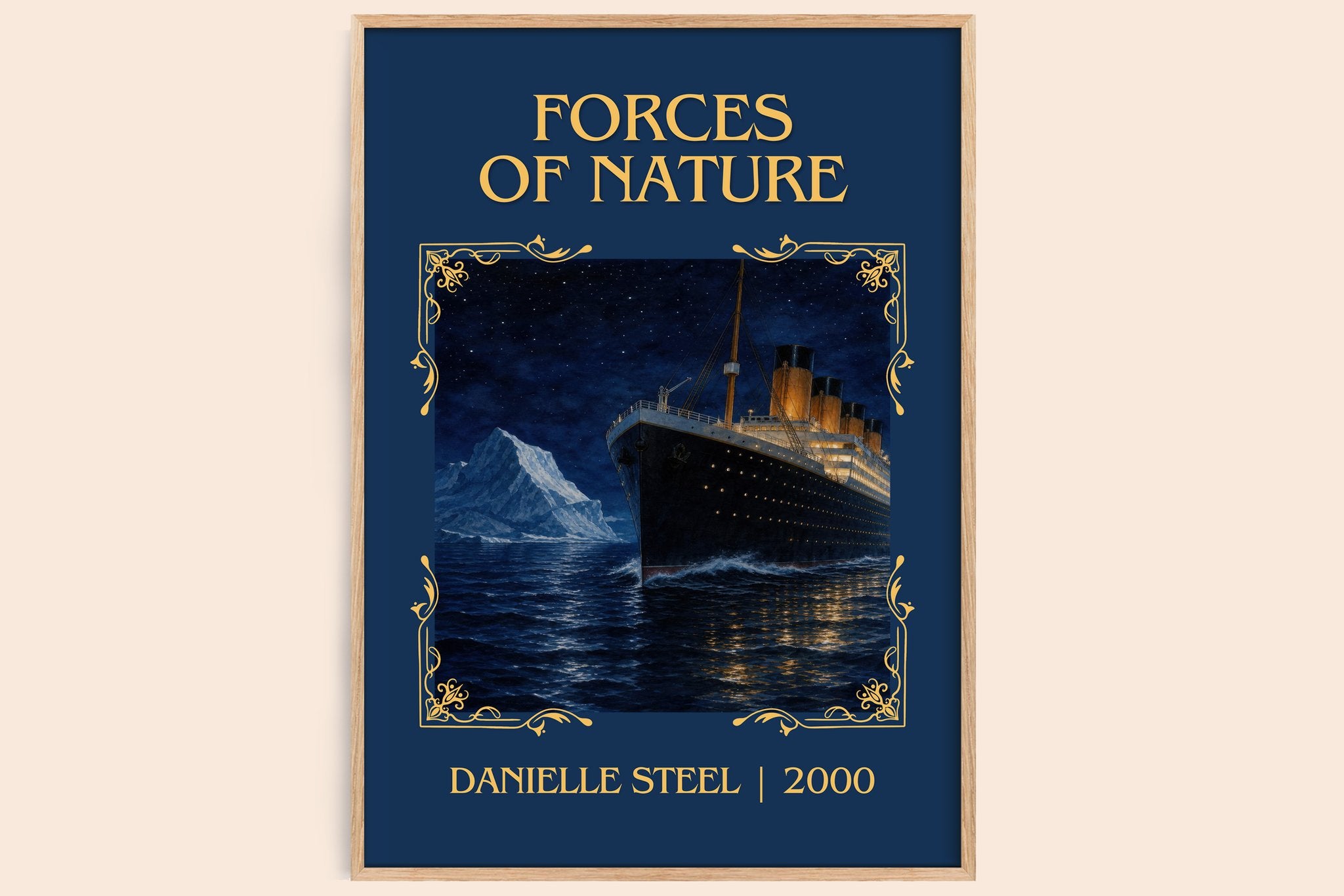 Forces Of Nature Classic Book Art Print by Danielle Steel