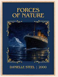 Forces Of Nature Classic Book Art Print by Danielle Steel – book poster