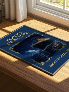 Forces Of Nature Classic Book Art Print by Danielle Steel – print on a sunlit desk