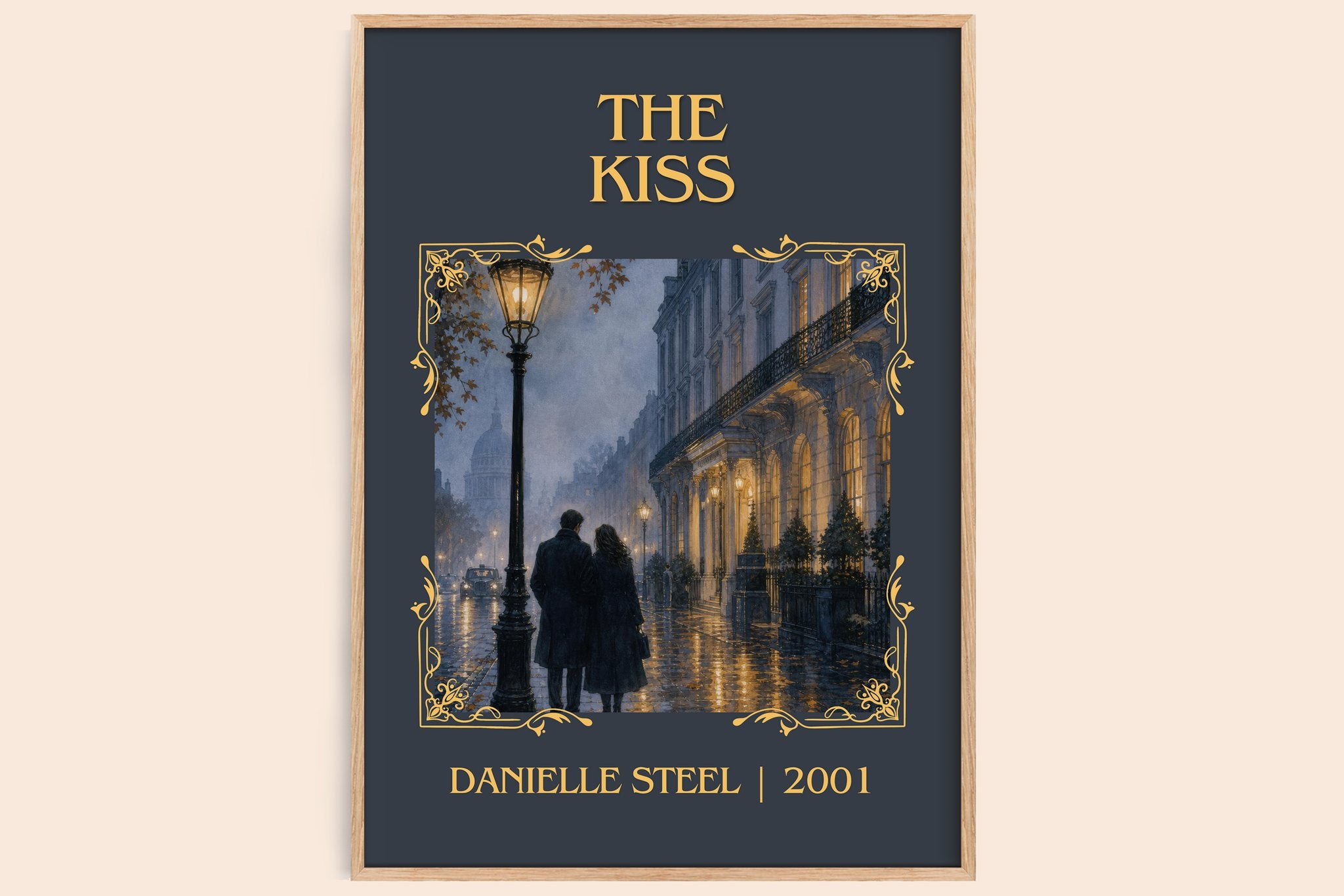 The Kiss Classic Book Art Print by Danielle Steel