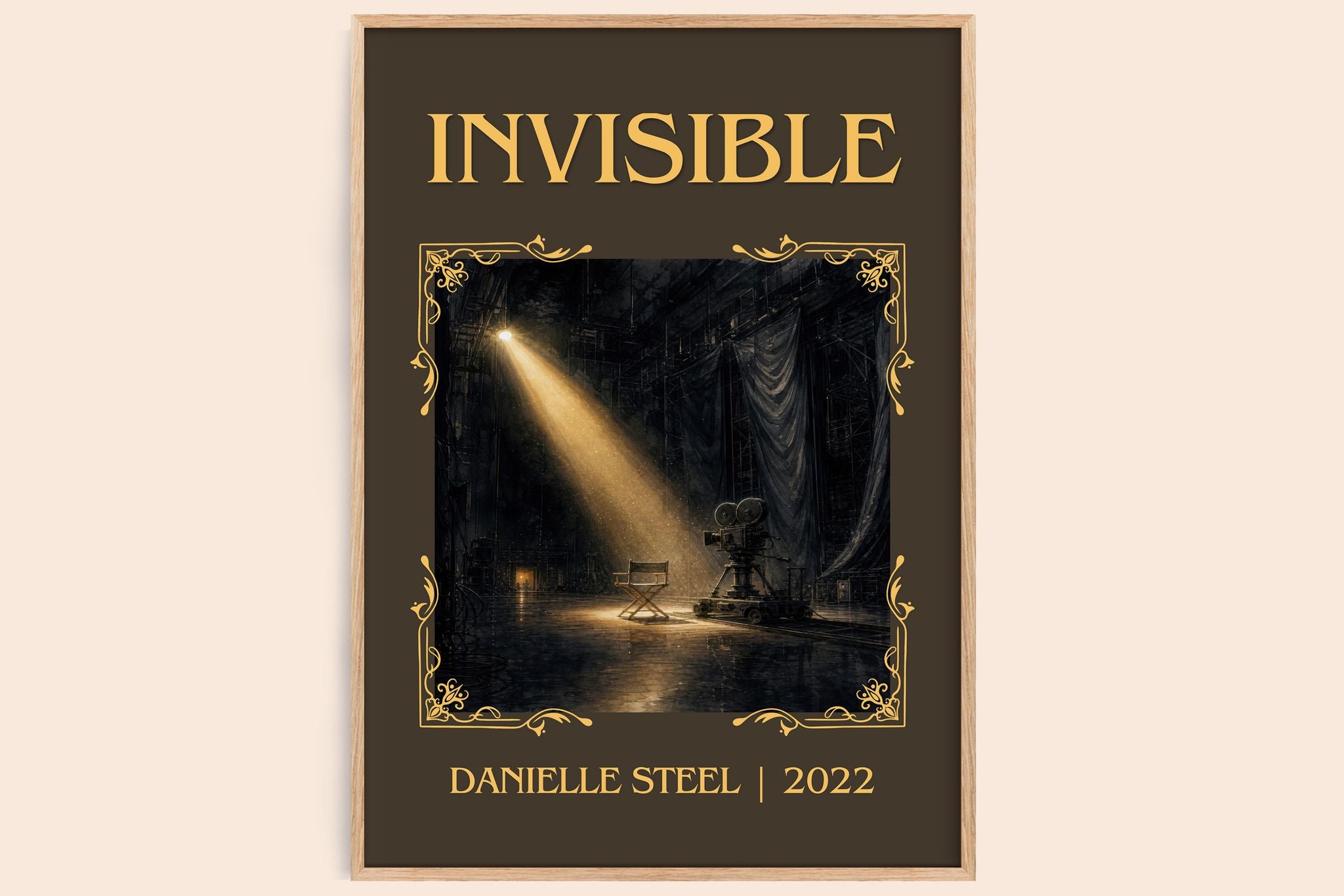 Invisible Classic Book Art Print by Danielle Steel