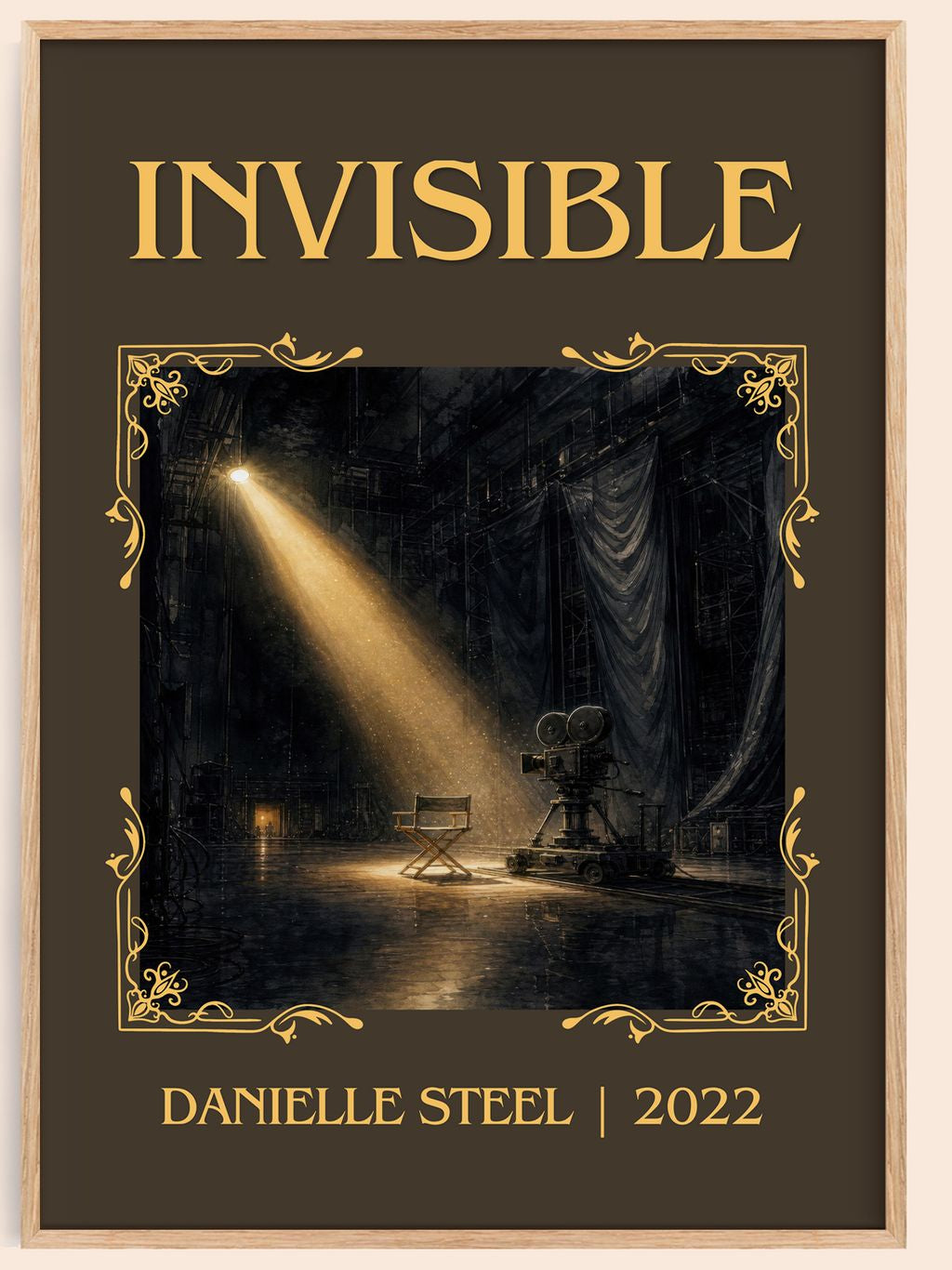 Invisible Classic Book Art Print by Danielle Steel – book poster