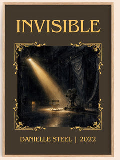 Invisible Classic Book Art Print by Danielle Steel – book poster