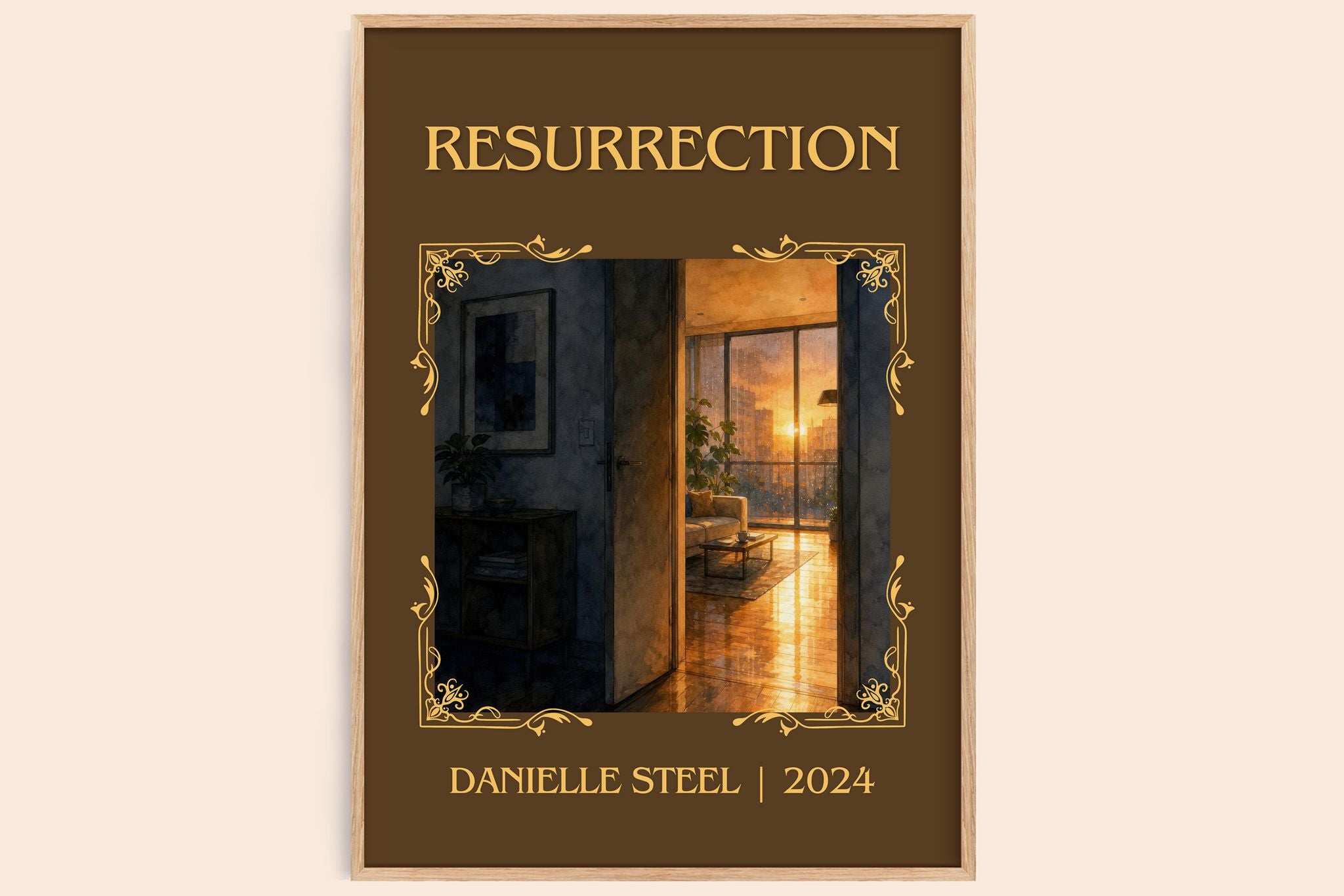 Resurrection Classic Book Art Print by Danielle Steel
