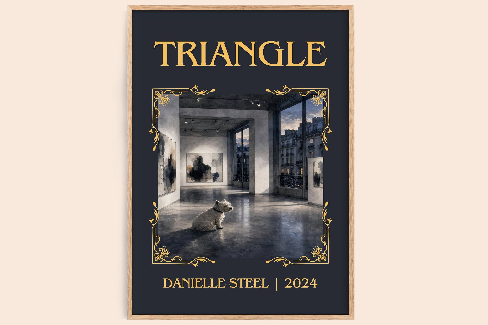 Triangle Classic Book Art Print by Danielle Steel