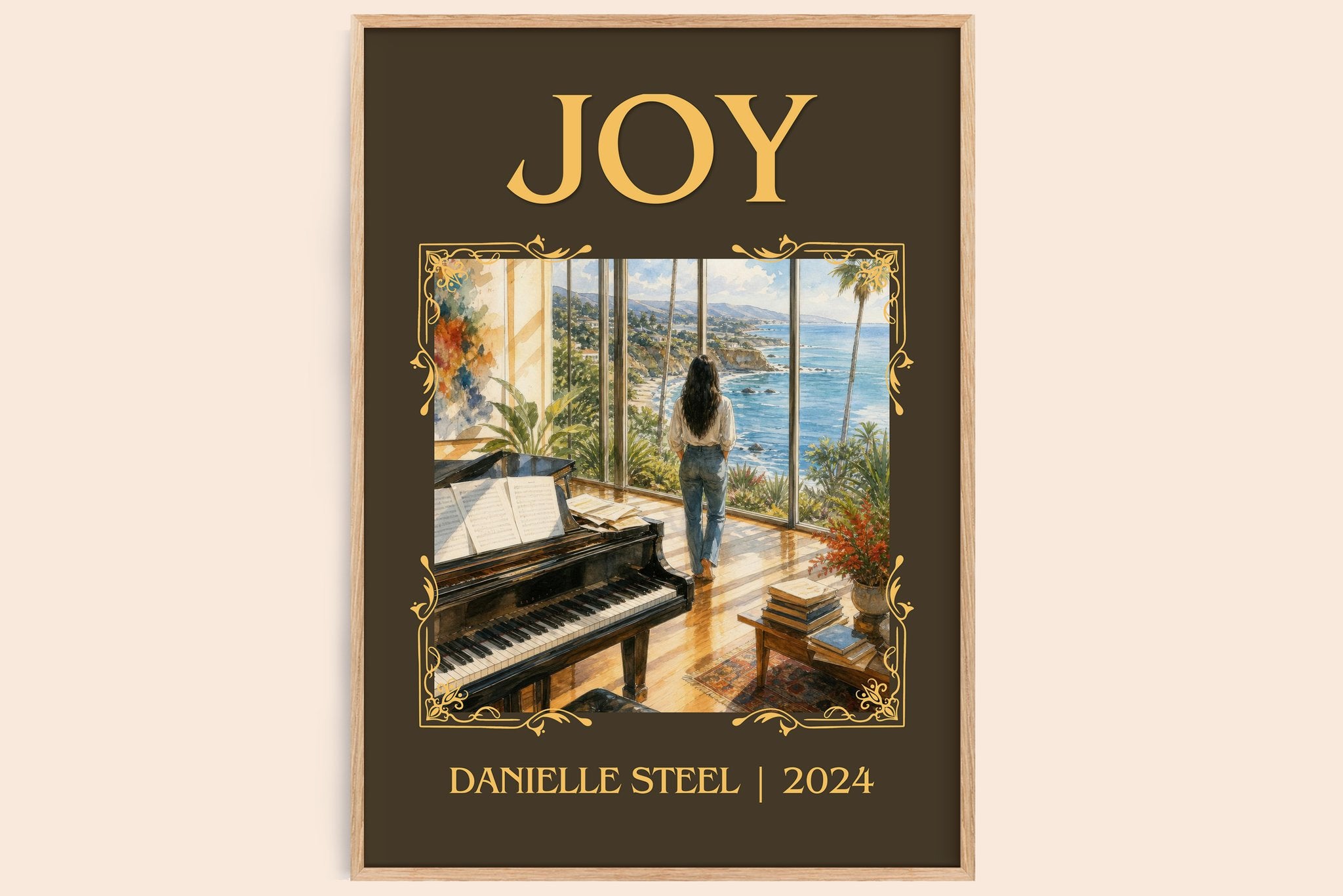 Joy Classic Book Art Print by Danielle Steel