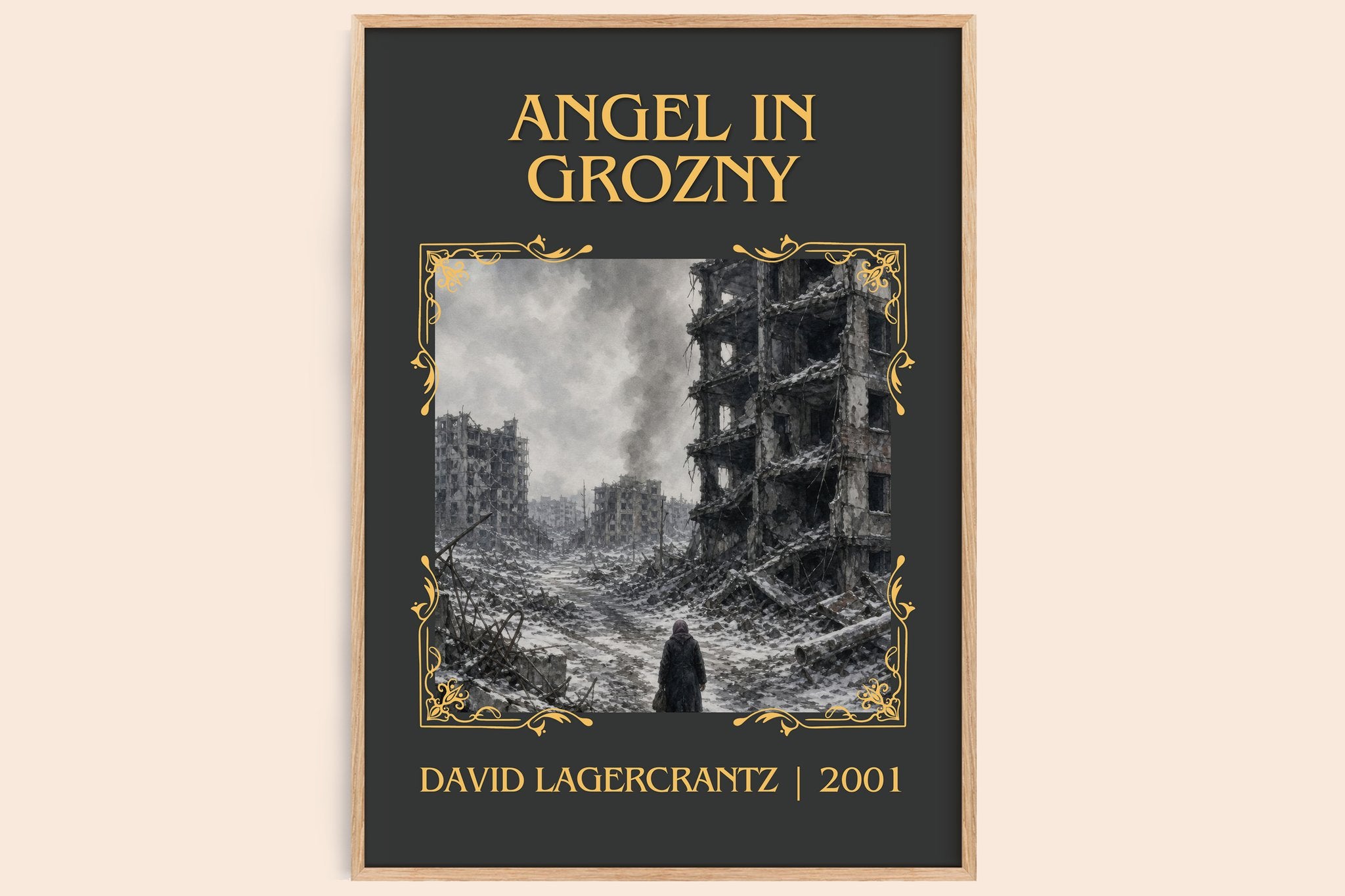 Angel In Grozny Classic Book Art Print by David Lagercrantz