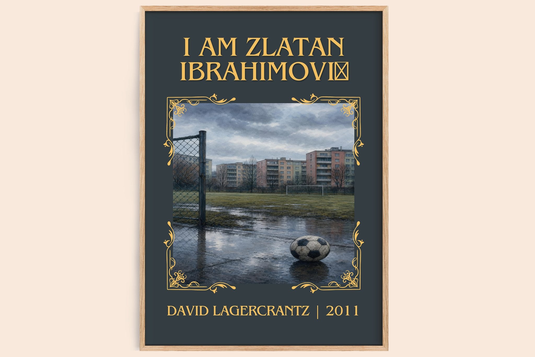 I Am Zlatan Ibrahimović Classic Book Art Print by David Lagercrantz