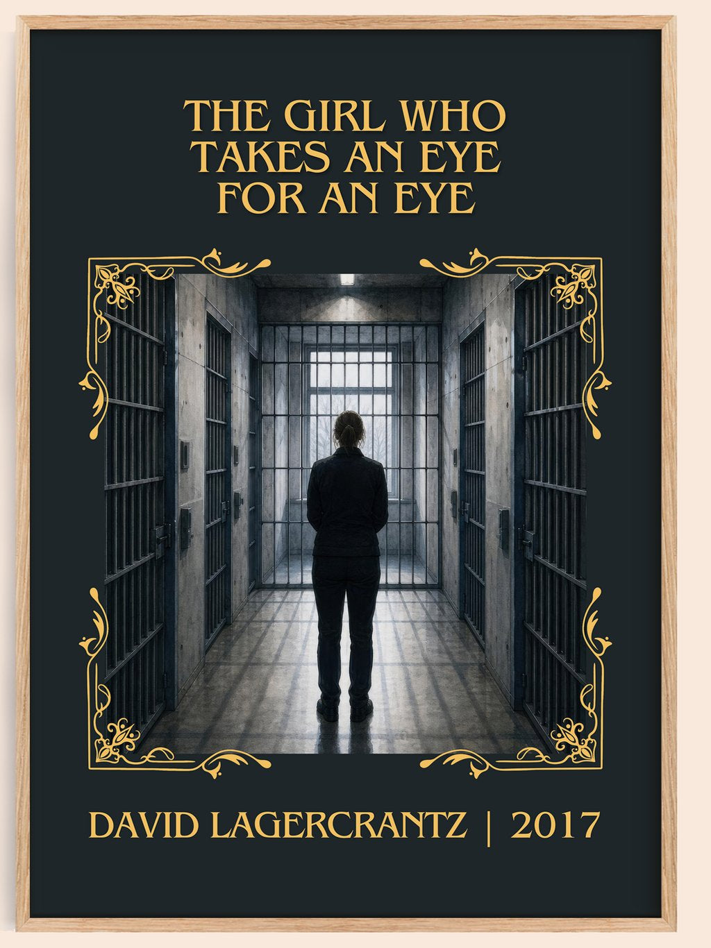The Girl Who Takes An Eye For An Eye Classic Book Art Print by David Lagercrantz – book poster