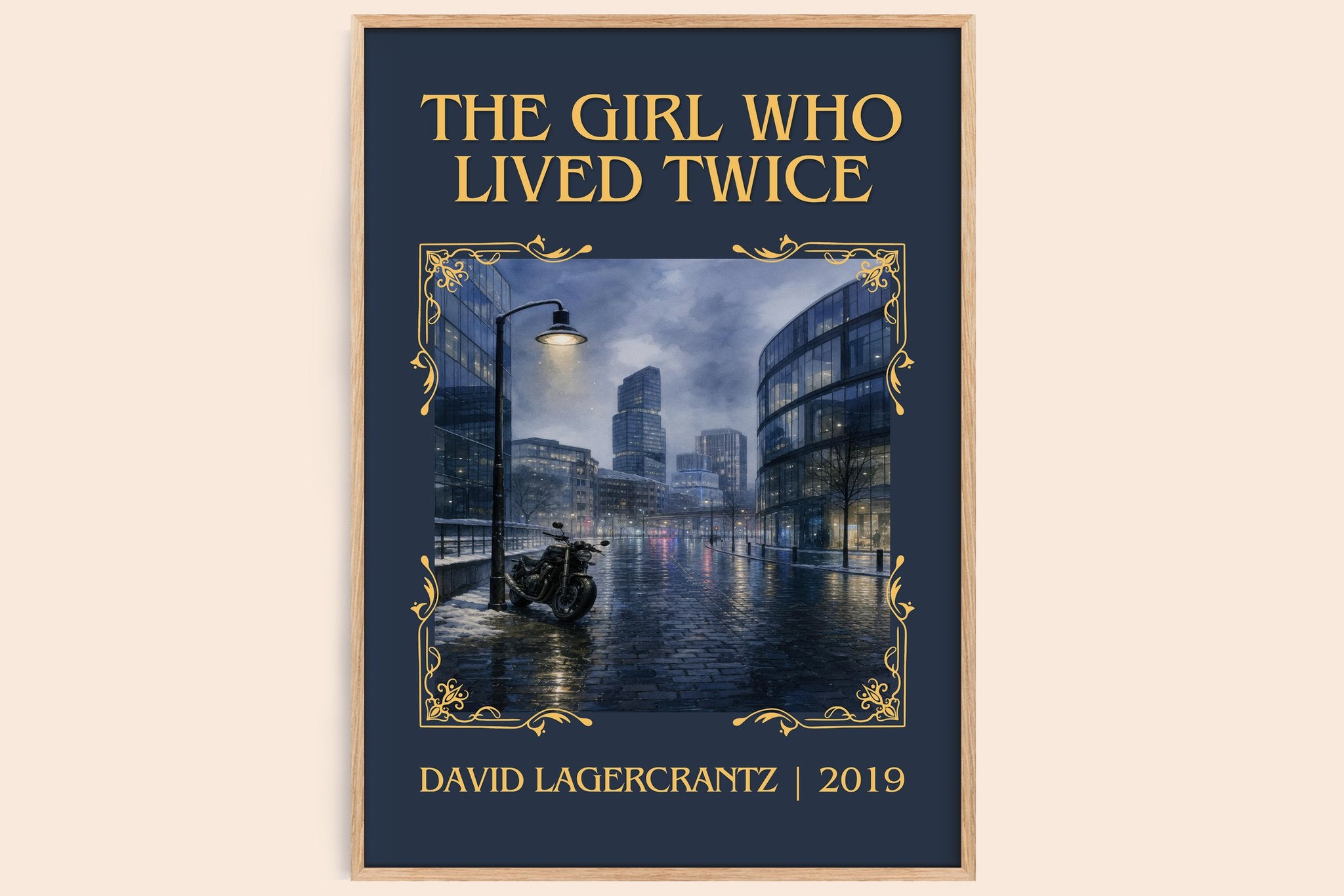 The Girl Who Lived Twice Classic Book Art Print by David Lagercrantz