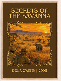 Secrets Of The Savanna Classic Book Art Print by Delia Owens – book poster