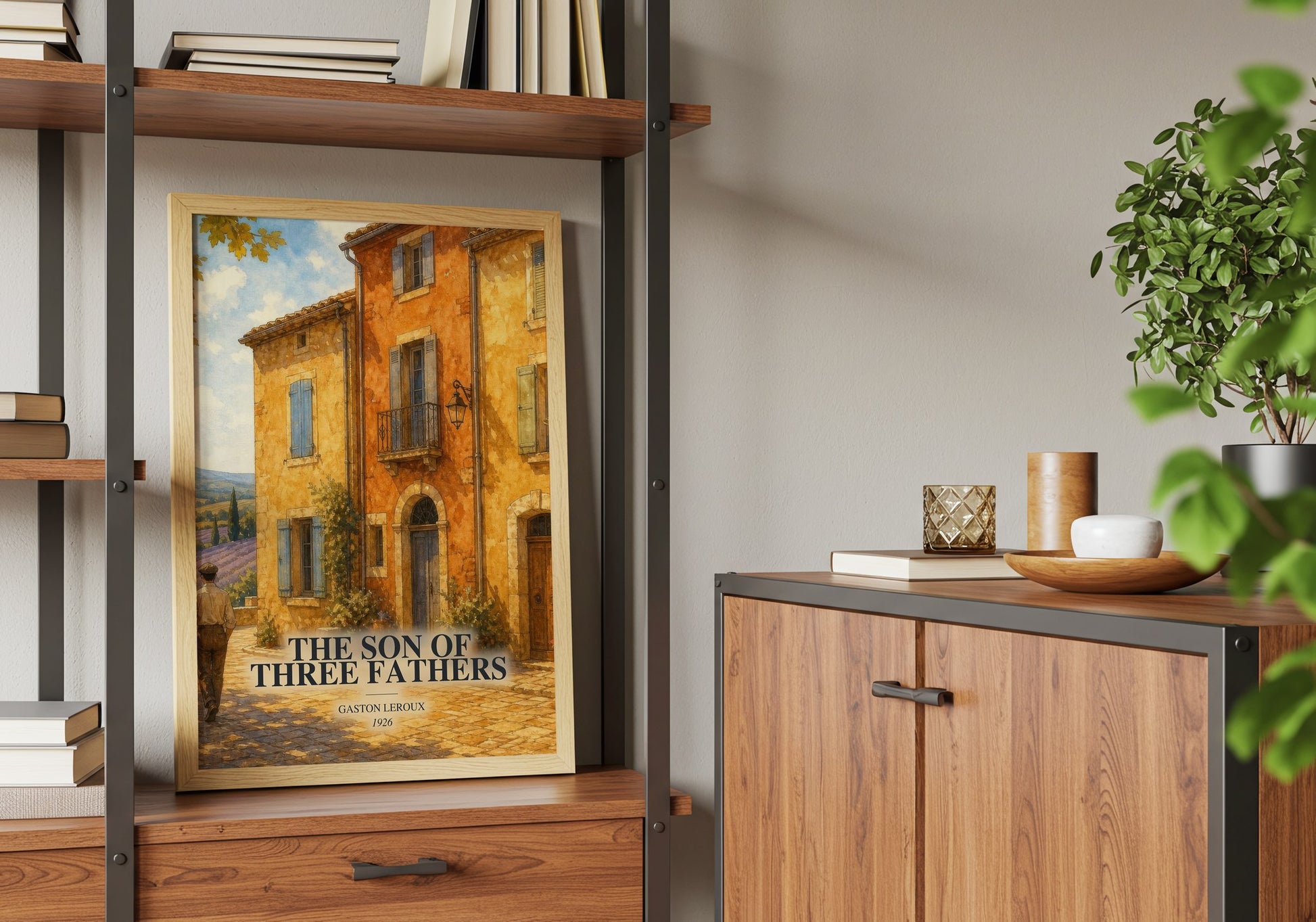 The Son Of Three Fathers book watercolour illustration paper finish options – matte satin gloss