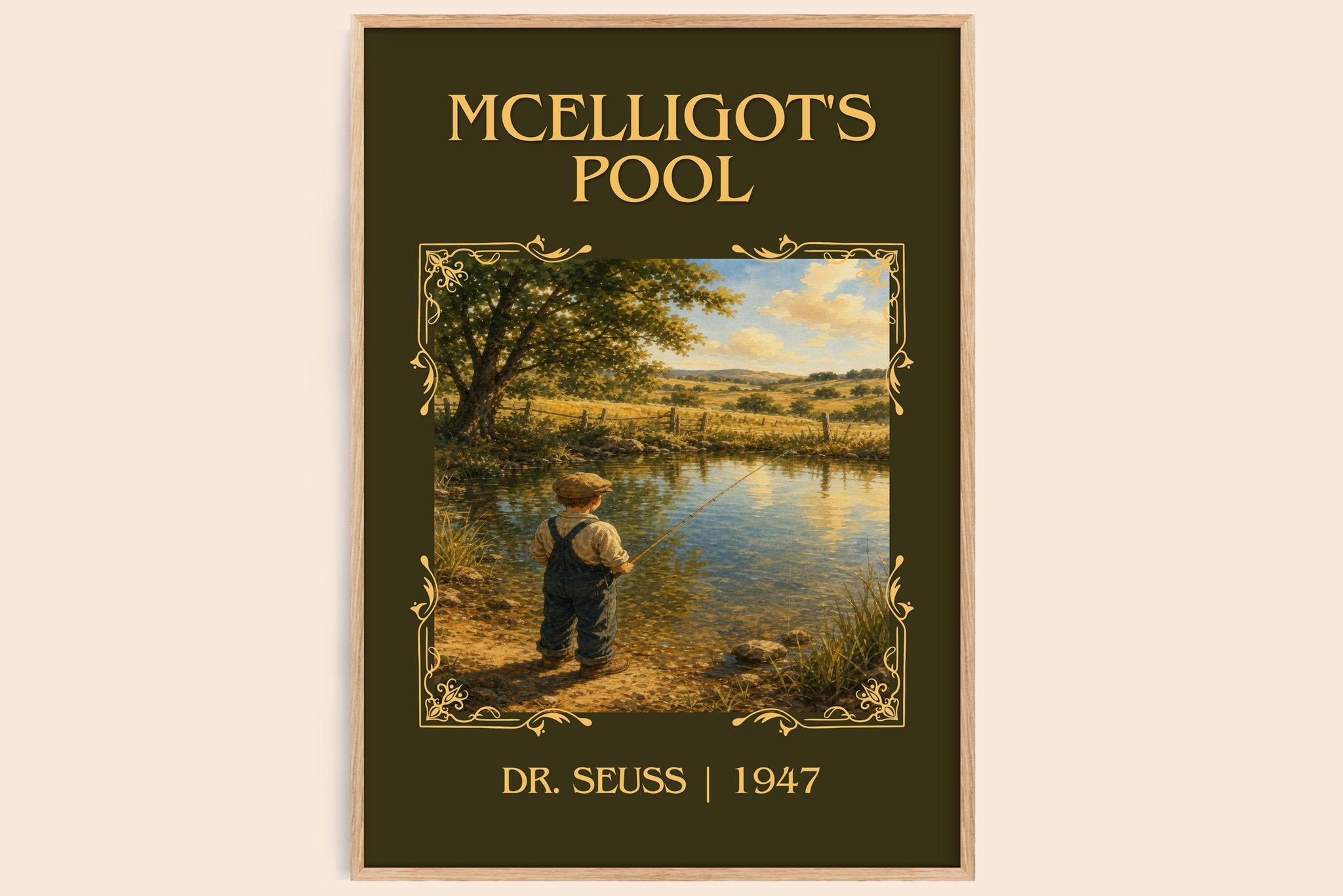 Mcelligot's Pool Classic Book Art Print by Dr. Seuss