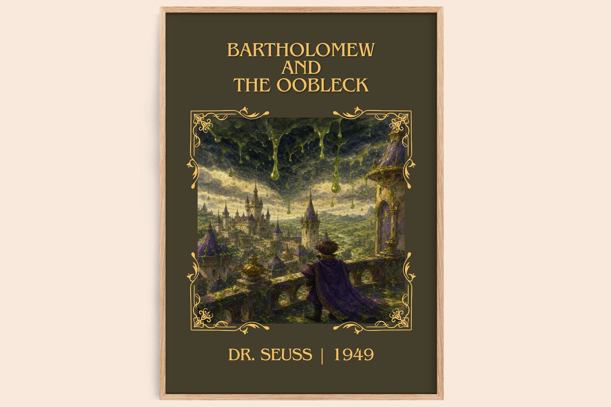 Bartholomew And The Oobleck Classic Book Art Print by Dr. Seuss