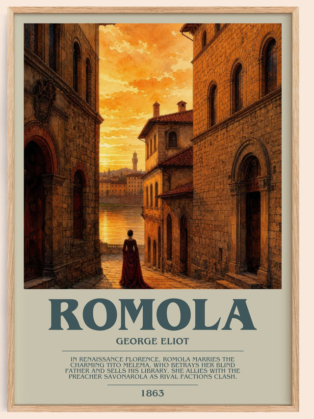 Romola Bookish Wall Art by George Eliot