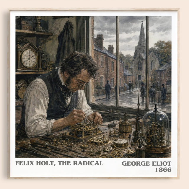 Felix Holt, The Radical Literary Art Print by George Eliot