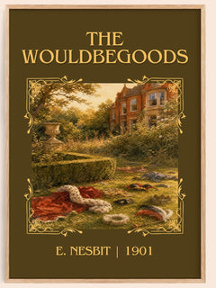 The Wouldbegoods Classic Book Art Print by E. Nesbit – book poster