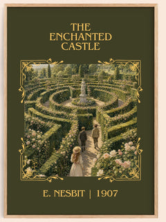 The Enchanted Castle Classic Book Art Print by E. Nesbit – book poster
