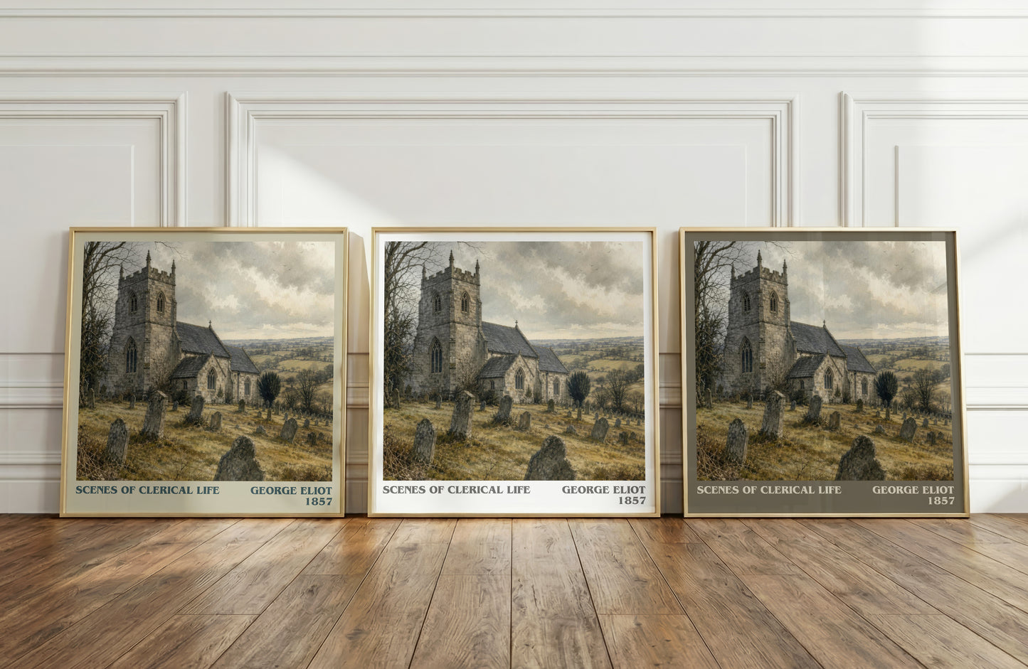 Scenes Of Clerical Life literary art print colour and style options – George Eliot book art