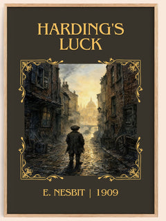 Harding'S Luck Classic Book Art Print by E. Nesbit – book poster
