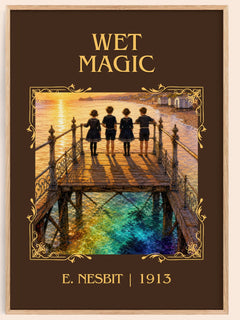 Wet Magic Classic Book Art Print by E. Nesbit – book poster