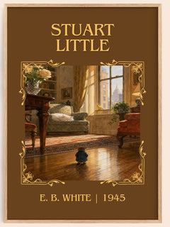 Stuart Little Classic Book Art Print by E. B. White – book poster