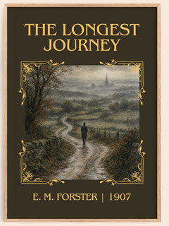 The Longest Journey Classic Book Art Print by E. M. Forster – book poster