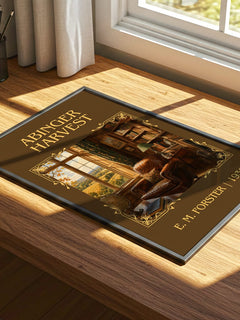 Abinger Harvest Classic Book Art Print by E. M. Forster – print on a sunlit desk