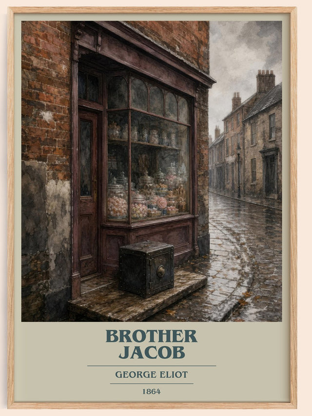 Brother Jacob Book Cover Poster by George Eliot