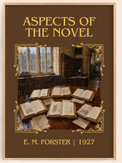 Aspects Of The Novel Classic Book Art Print by E. M. Forster – book poster