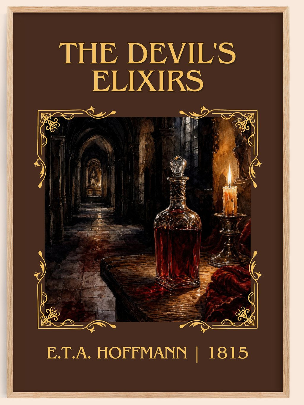 The Devil'S Elixirs Classic Book Art Print by E.T.A. Hoffmann – book poster