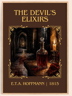 The Devil'S Elixirs Classic Book Art Print by E.T.A. Hoffmann – book poster