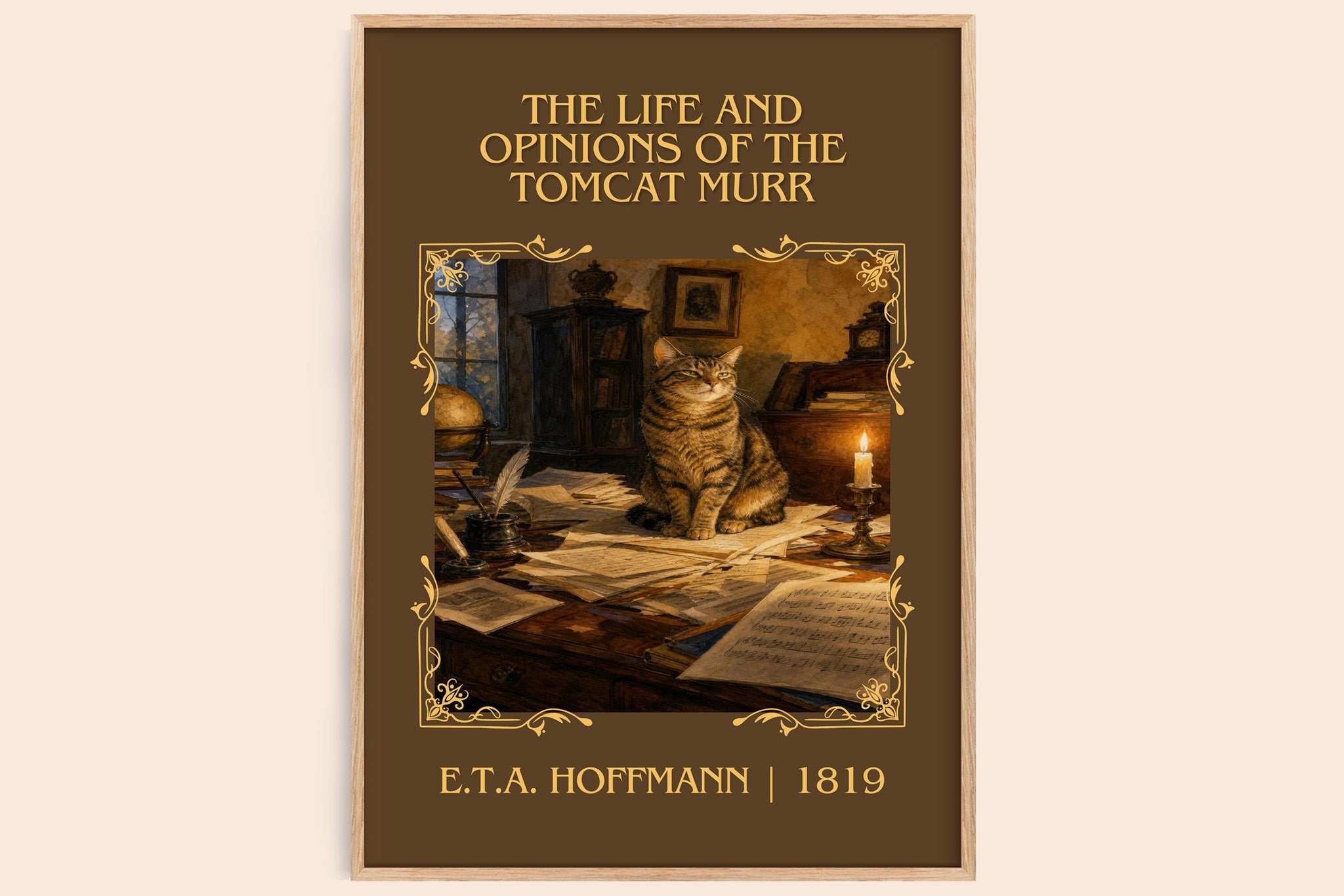 Life And Opinions Of The Tomcat Murr Classic Book Art Print by E.T.A. Hoffmann