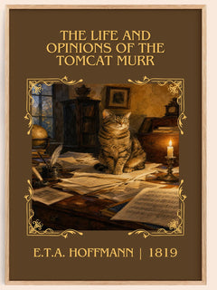 Life And Opinions Of The Tomcat Murr Classic Book Art Print – book poster