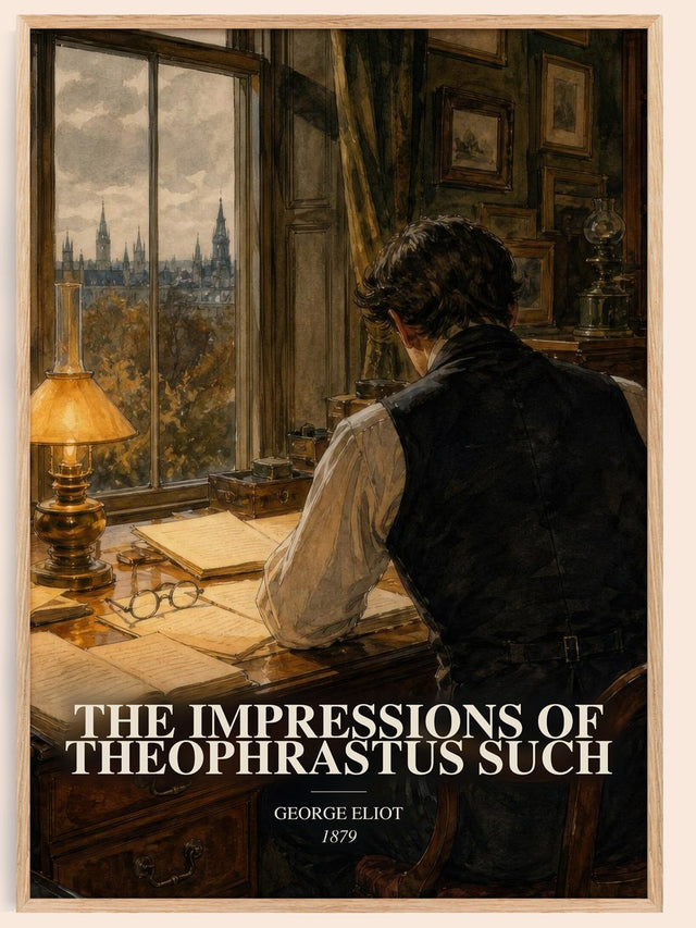 Impressions Of Theophrastus Such Book Watercolour Illustration – G.
