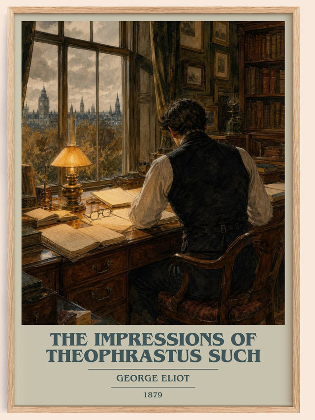 The Impressions Of Theophrastus Such Book Cover Poster by George Eliot