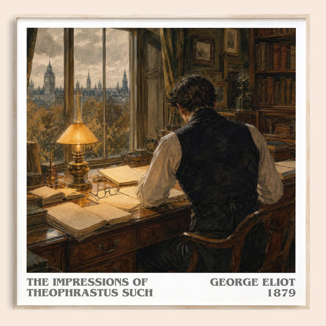 Impressions Of Theophrastus Such Literary Art Print by George Eliot