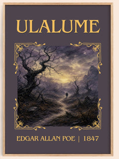 Ulalume Classic Book Art Print by Edgar Allan Poe – book poster