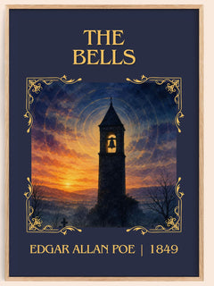 The Bells Classic Book Art Print by Edgar Allan Poe – book poster