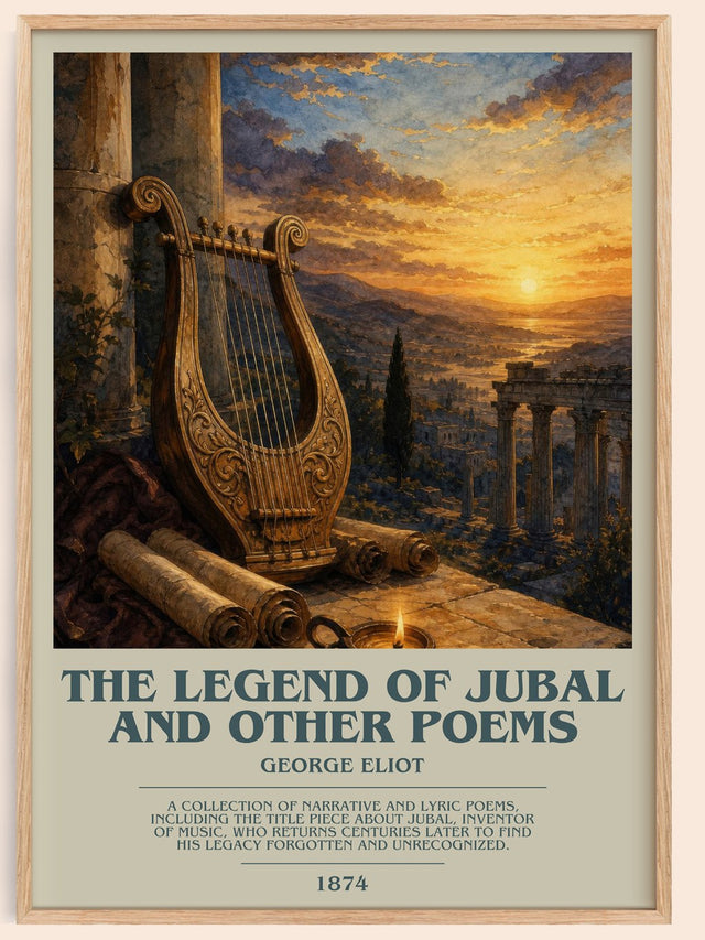 The Legend Of Jubal And Other Poems Bookish Wall Art by George Eliot
