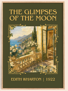 The Glimpses Of The Moon Classic Book Art Print by Edith Wharton – book poster