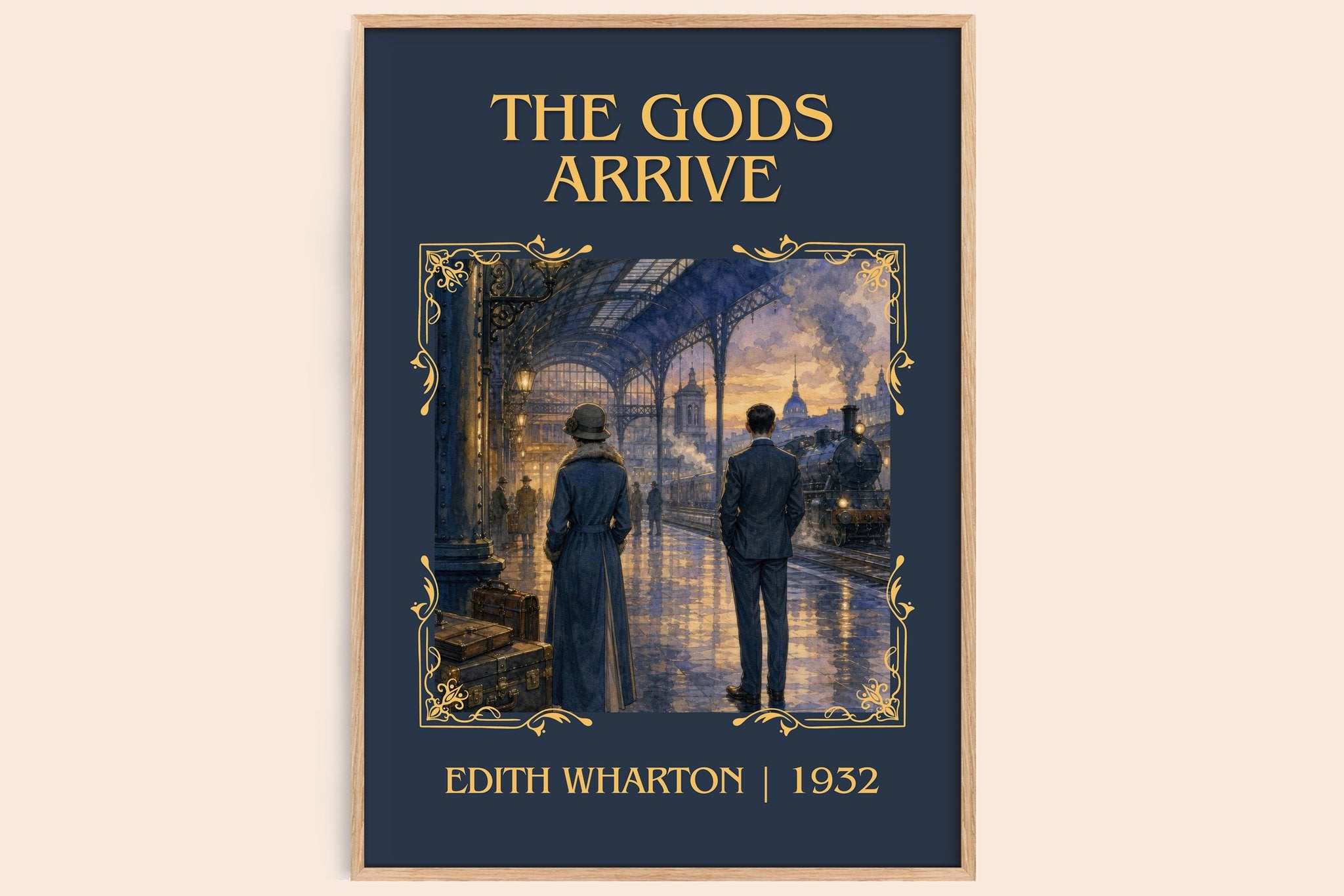 The Gods Arrive Classic Book Art Print by Edith Wharton