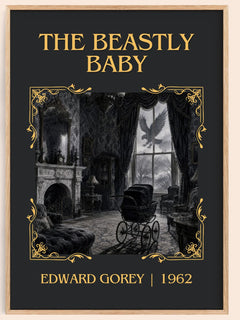 The Beastly Baby Classic Book Art Print by Edward Gorey – book poster