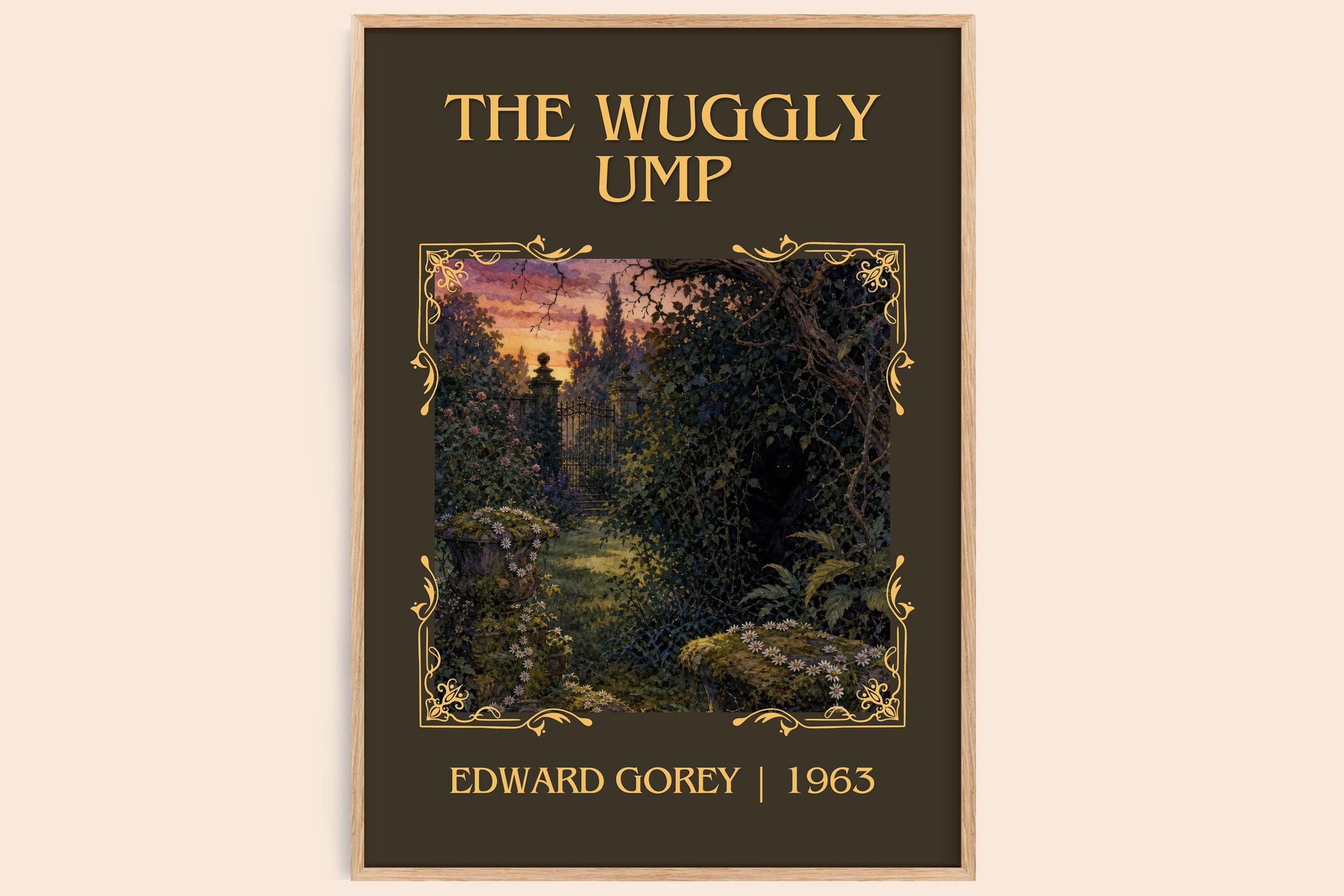 The Wuggly Ump Classic Book Art Print by Edward Gorey